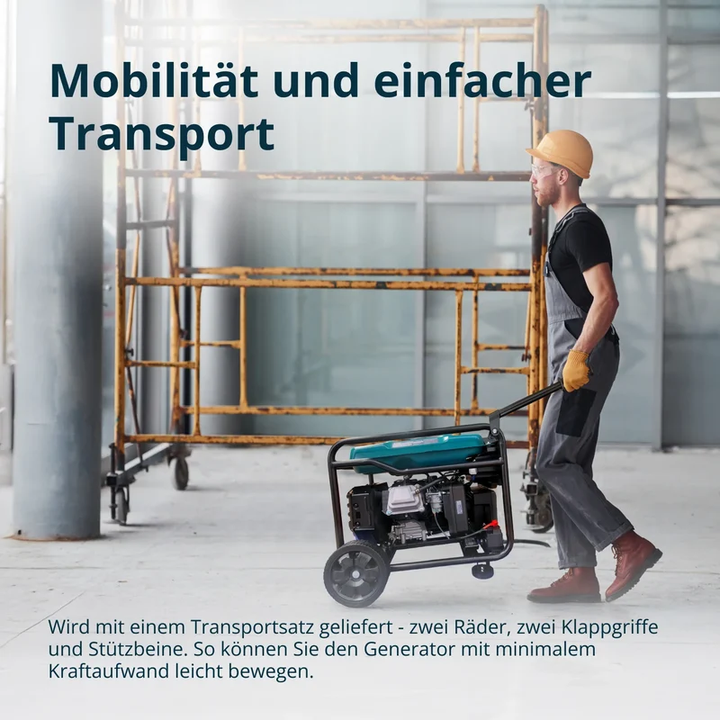 "Könner & Söhnen" Inverter Generator KS 6500iE - 6kW Nennleistung - Benzinmotor - 230V