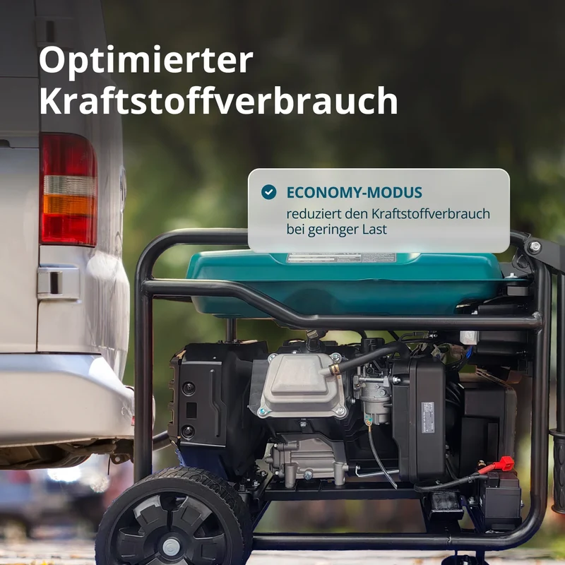 "Könner & Söhnen" Inverter Generator KS 6500iE - 6kW Nennleistung - Benzinmotor - 230V
