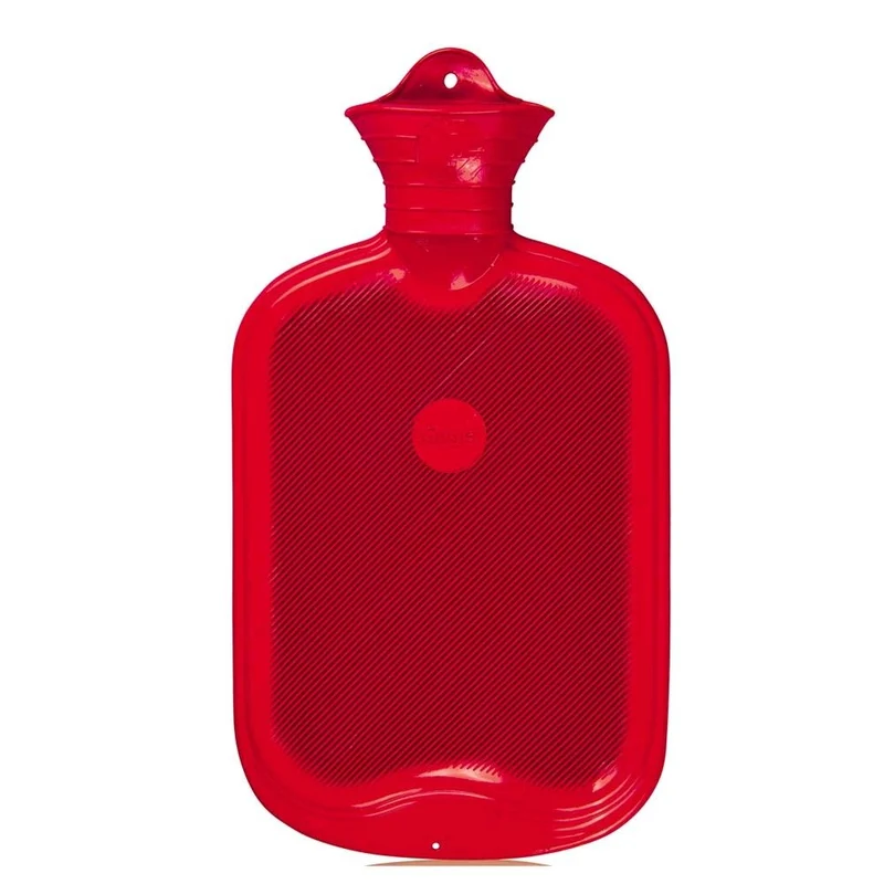 Sänger Gummi-Wärmflasche, glatt + Lamellen, 2 Liter, versch. Farben