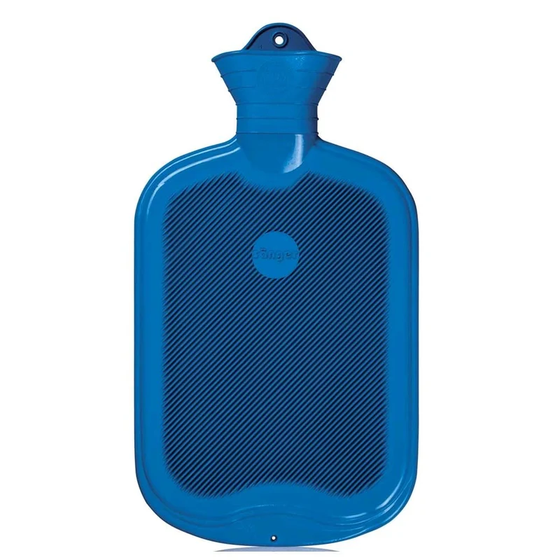 Sänger Gummi-Wärmflasche, glatt + Lamellen, 2 Liter, versch. Farben