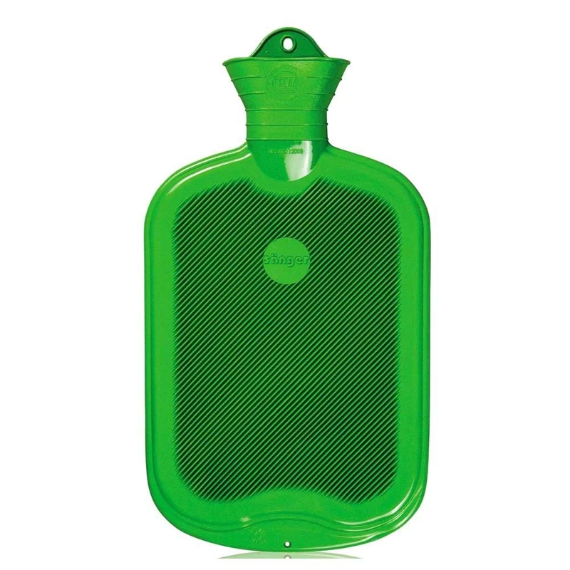 Sänger Gummi-Wärmflasche, glatt + Lamellen, 2 Liter, versch. Farben