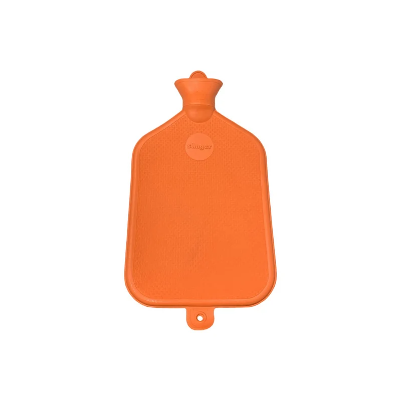 Gummi-Wärmflasche von Sänger, glatt, 3 Liter, verschiedene Farben