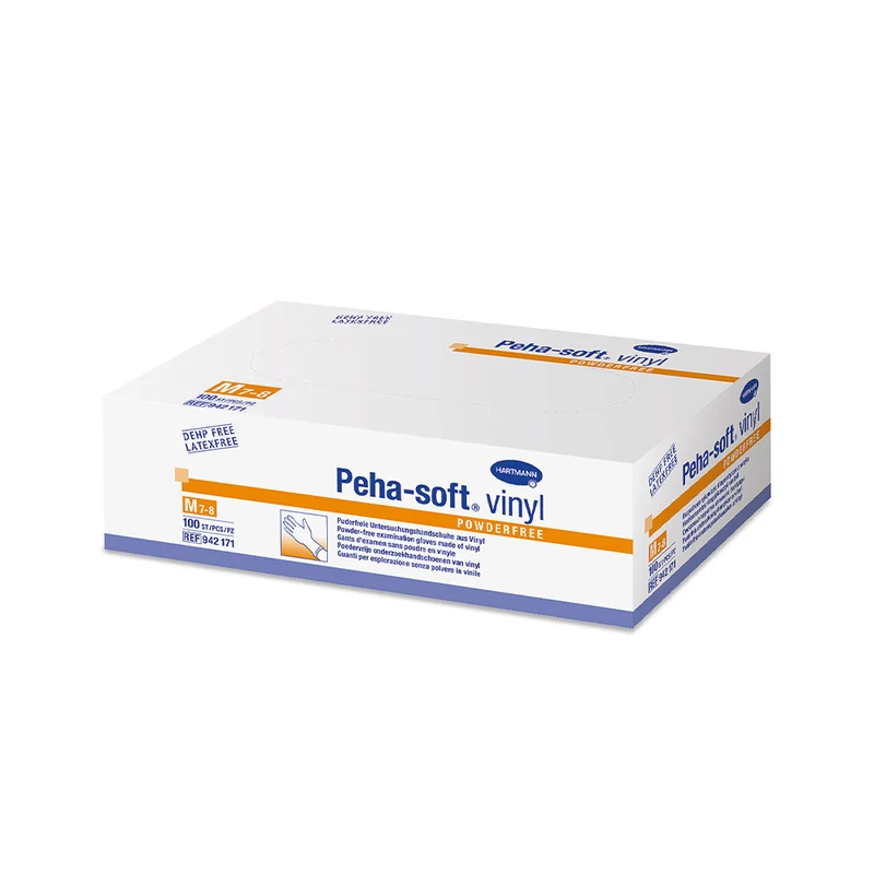 Peha-soft Vinyl Handschuhe, puderfrei von Hartmann, 100 St.
