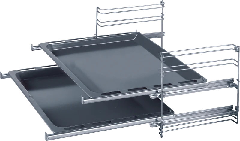 BOSCH Einbau-Herd-Set HEF113BA0 + HEZ438201 + NKN645GA2E Einbau-Herd, Elektro-Kochfeld, Teleskopauszug, 2-fach