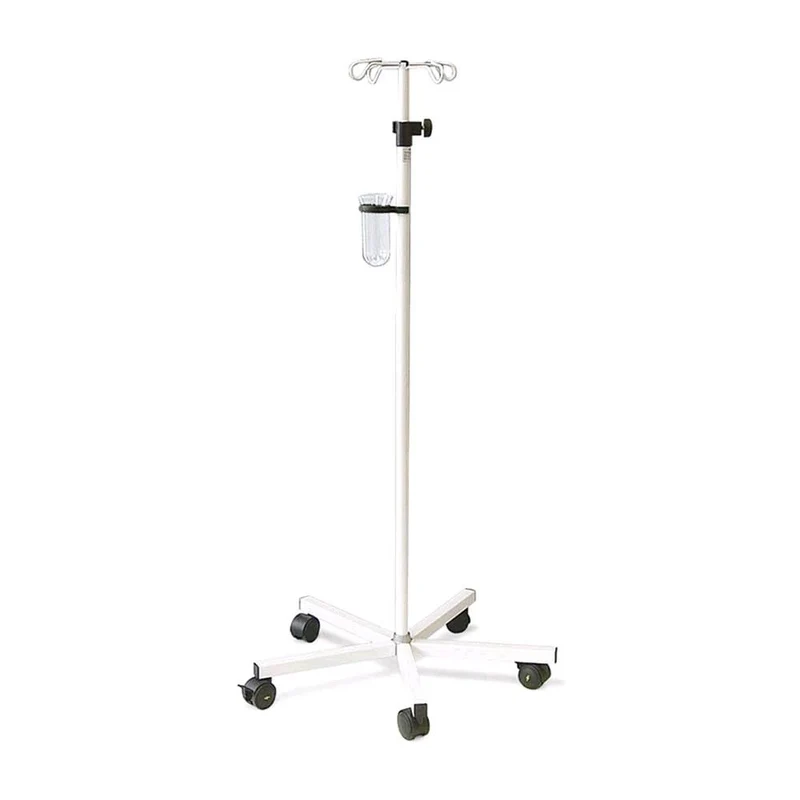 Ratiomed Infusionsständer, Sicherheitshaken, 5 Rollen, verstellbar Farben