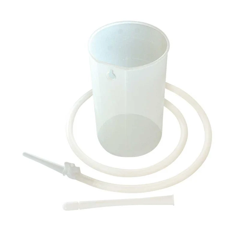 Behrend Irrigator-Set, Becher, Schlauch, graduiert, aus PP, 1 oder 2 L