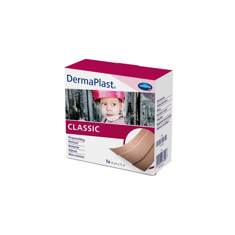 Hartmann DermaPlast classic, Wundpflaster, 1 Rolle, 5 m
