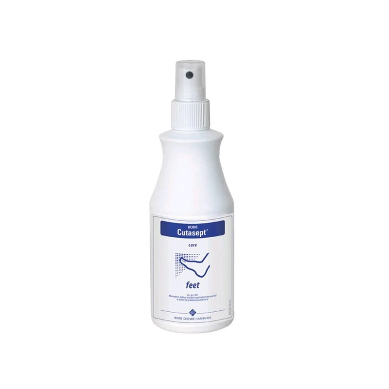 BODE Cutasept feet parfümfreies Fußspray, Fußpilzprophylaxe, -pflege