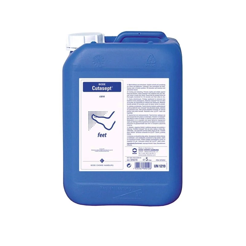 BODE Cutasept feet parfümfreies Fußspray, Fußpilzprophylaxe, -pflege