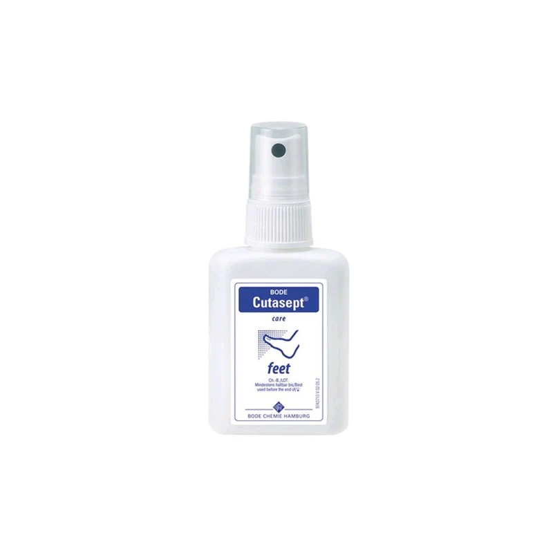 BODE Cutasept feet parfümfreies Fußspray, Fußpilzprophylaxe, -pflege