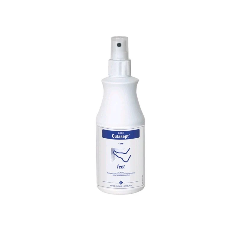 BODE Cutasept feet parfümfreies Fußspray, Fußpilzprophylaxe, -pflege