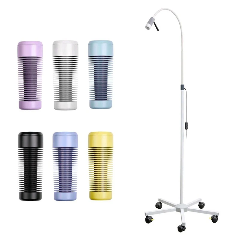 LED Untersuchungsleuchte, abnehmbarer Handgriff, Rollstativ, Farbwahl