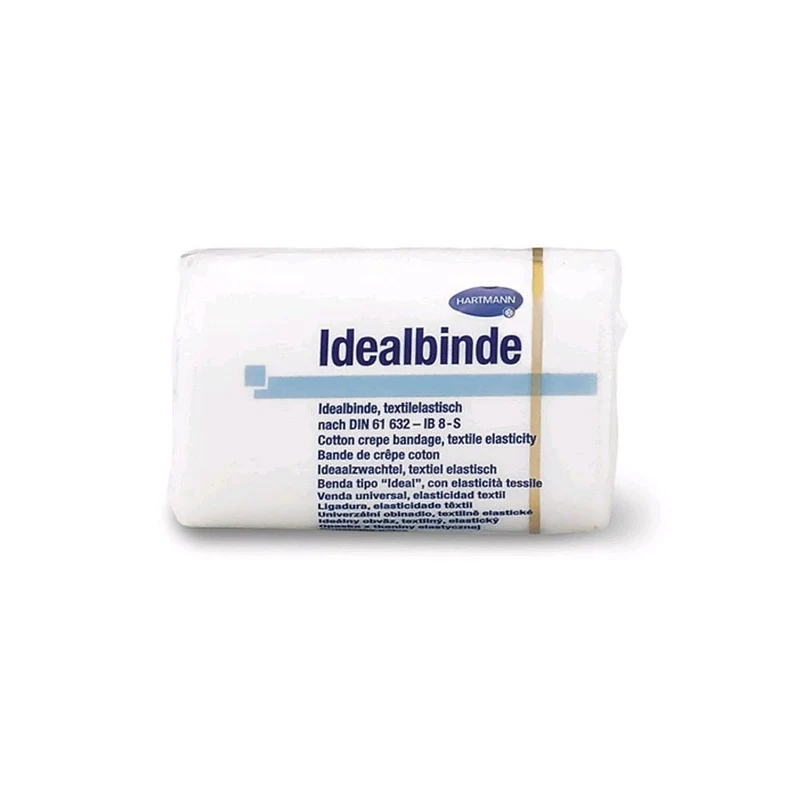 Hartmann Idealbinde, textilelastisch mit Verbandklammern, 1 St., 5 m