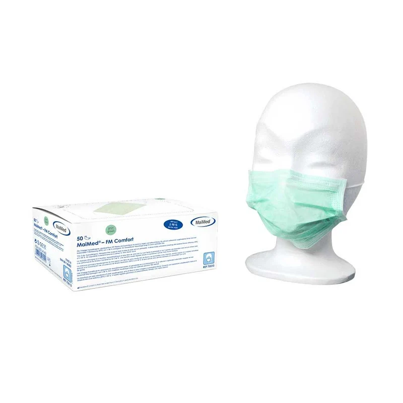 MaiMed FM Comfort, OP Mundschutz, 3-lagig, Gummiband, 50 St.