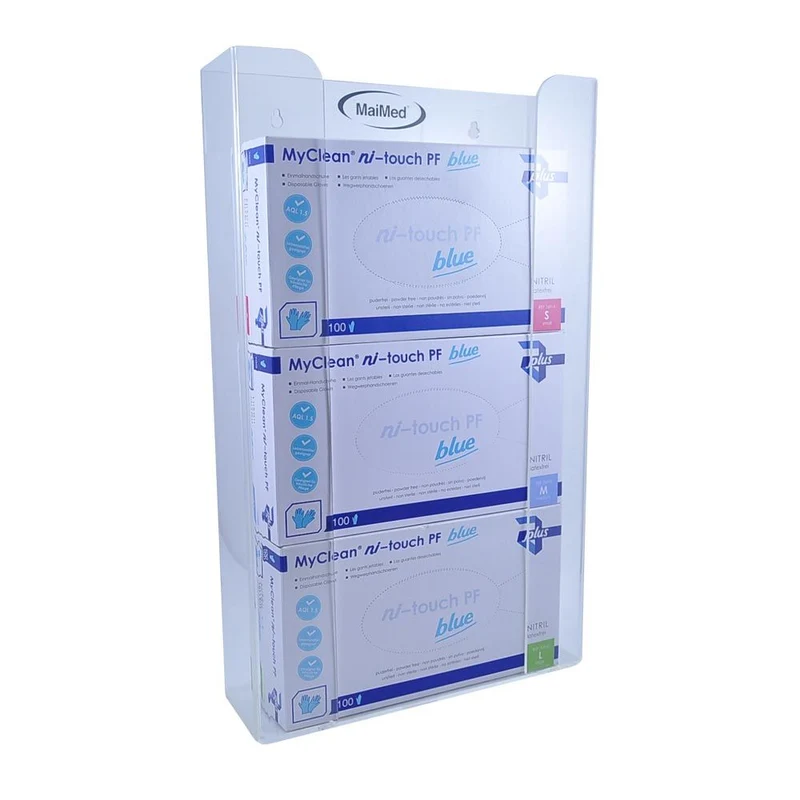 MaiMed Set, 10x 100St Nitrilhandschuhe, 1/3-fach Spender