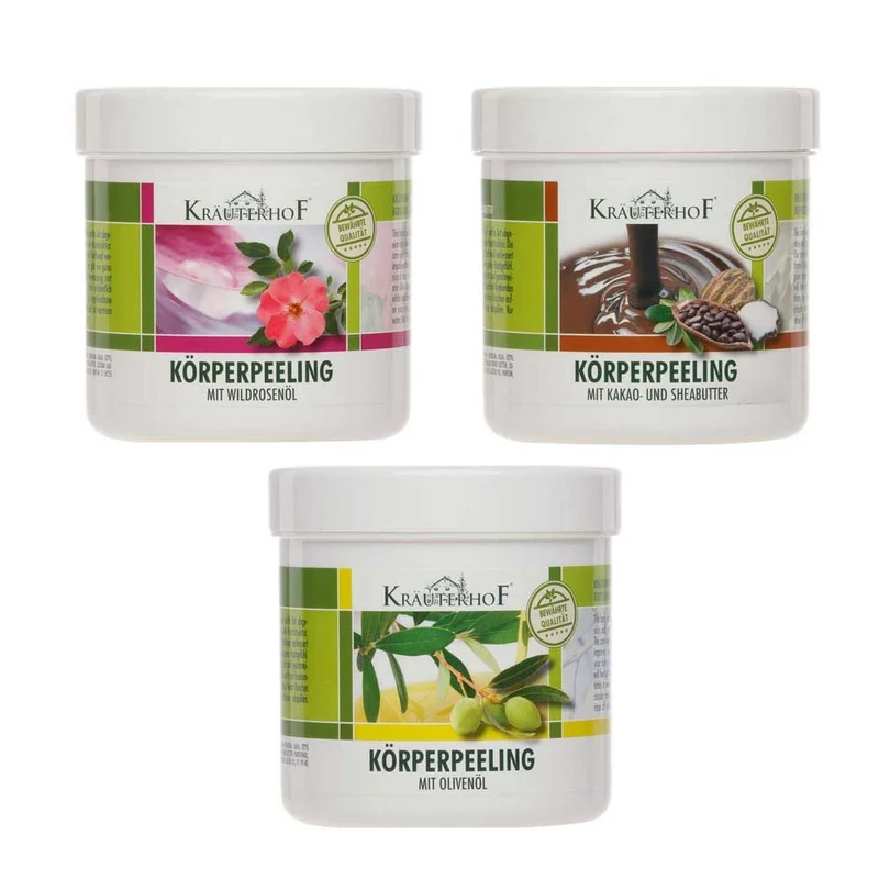 Asam Kräuterhof® Körperpeeling, Panthenol, 400g, versch. Sorten