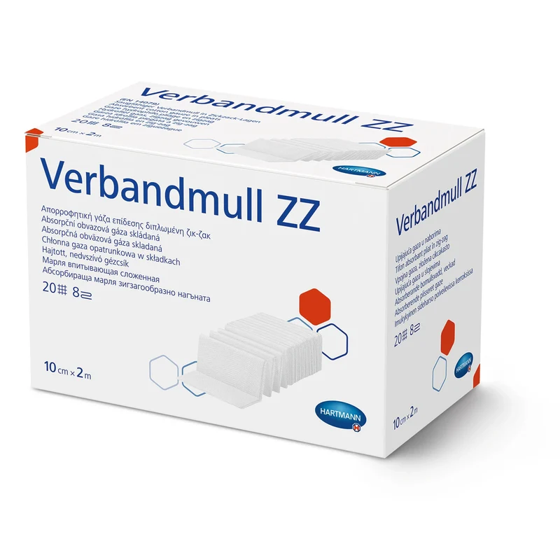 Hartmann Verbandmull ZZ in Zick-zack-Lagen, 1 Stück 10 cm