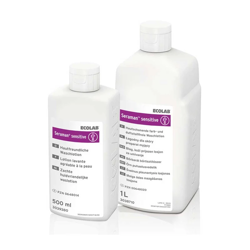 Ecolab Waschlotion Seraman sensitive, duft-/farbstofffrei, 2 Gr.