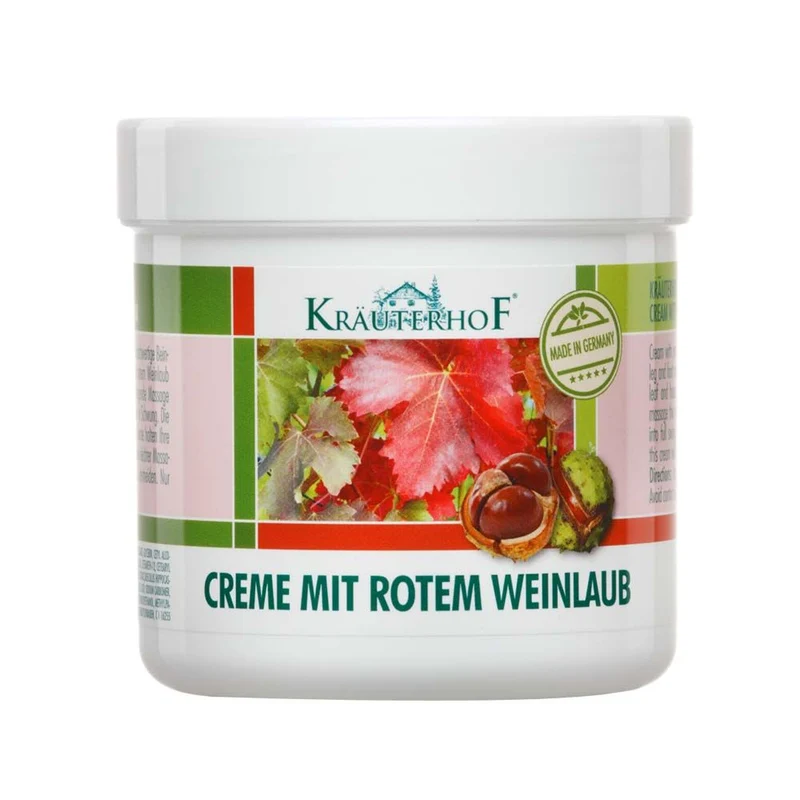 Asam Kräuterhof® Creme, für Beine/Füße, mit rotem Weinlaub, 2 Gr.
