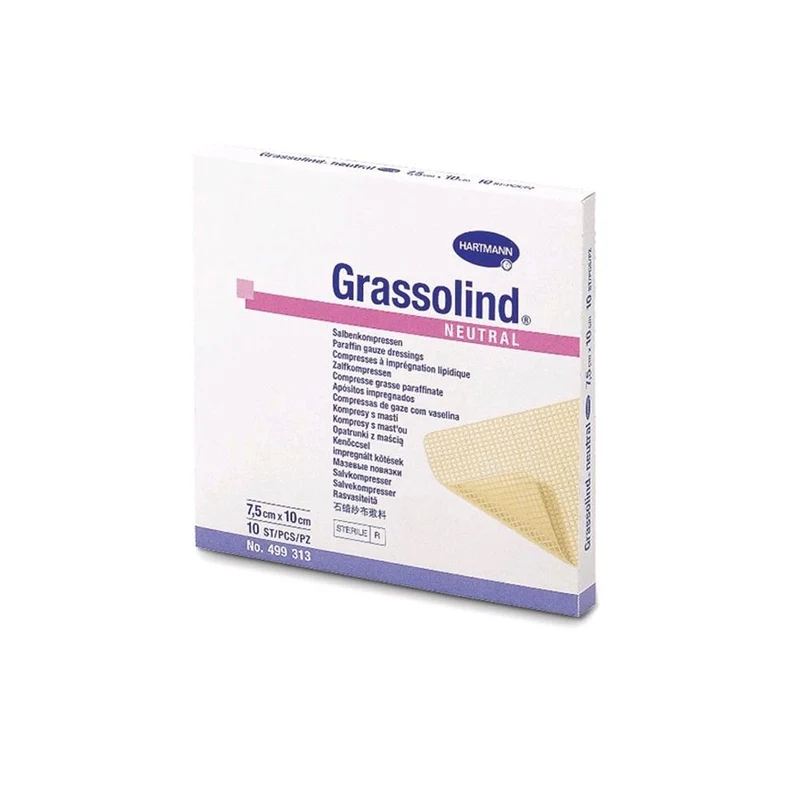 Hartmann Grassolind® Salbenkompresse, Baumwollgewebe, versch. Größen