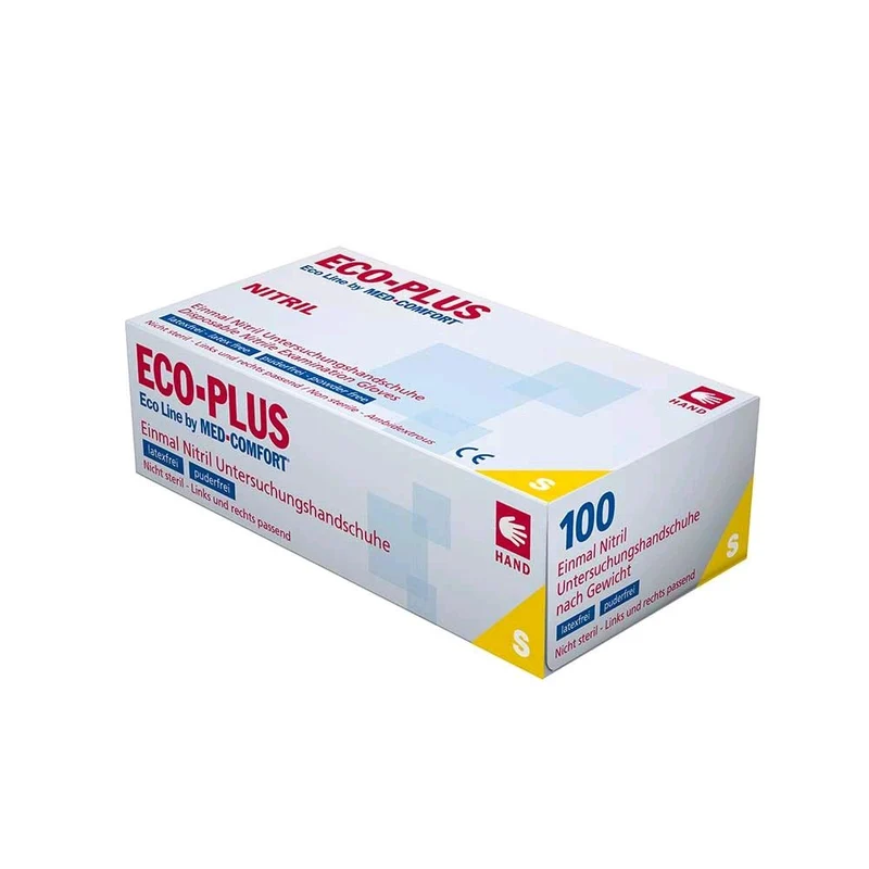 Ampri Eco Plus - Nitril Untersuchungshandschuhe puderfrei, 100 St.