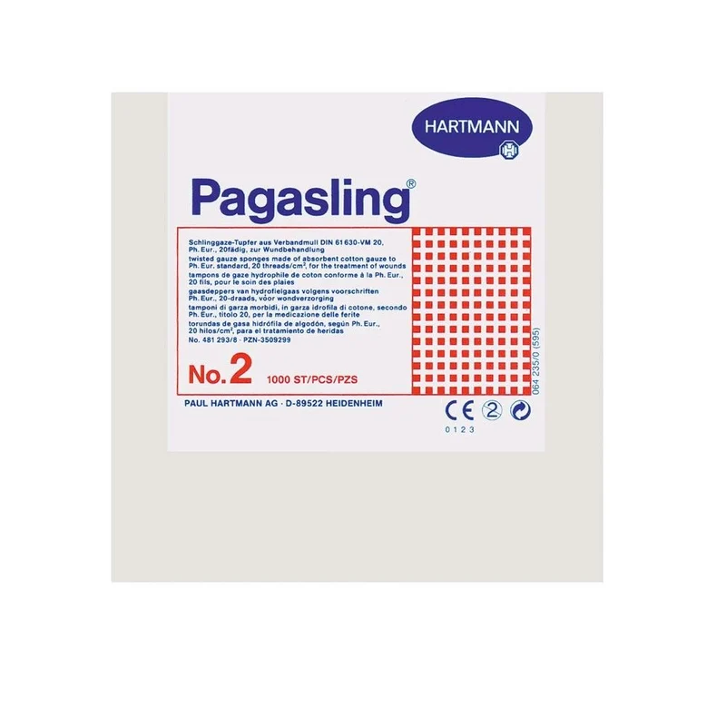 Hartmann Pagasling Schlinggazetupfer, unsteril, Größe 1 - 6