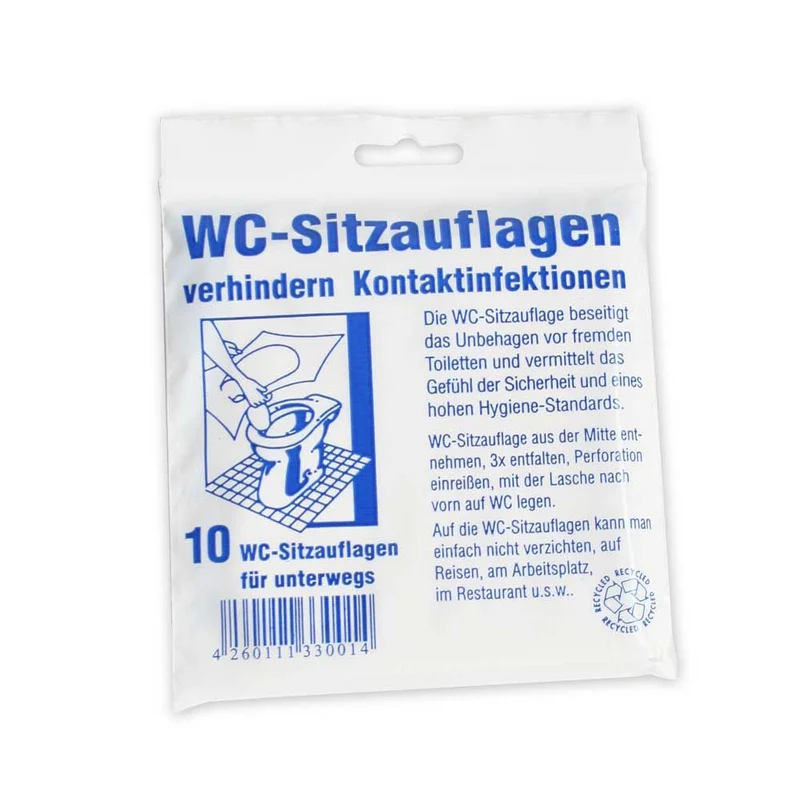 Behrend Einweg-WC-Papier-Sitze, Toilettenentsorgung, 10 oder 200 St