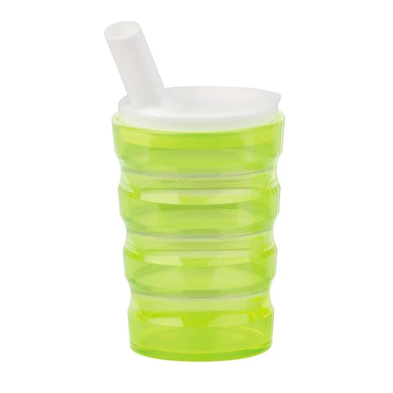Behrend Trinkbecher, bruch-/auslaufsicher, Rillen, 200ml, Farbwahl