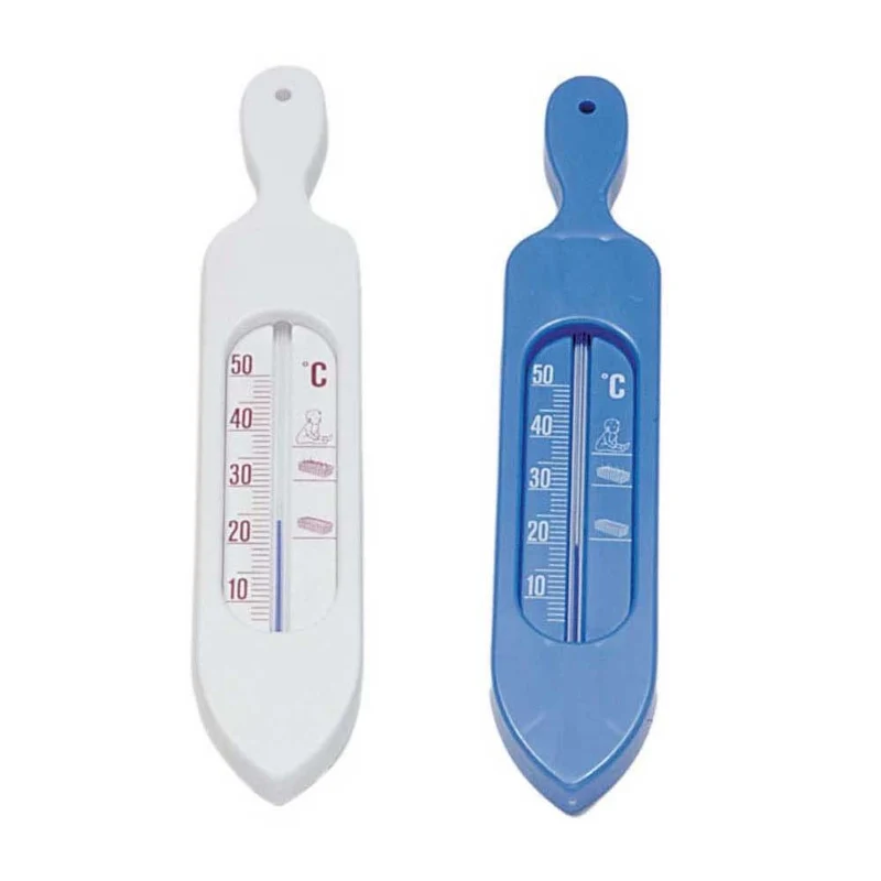 Behrend Badethermometer, Schiffchenform, Griff quecksilberfrei, Farben