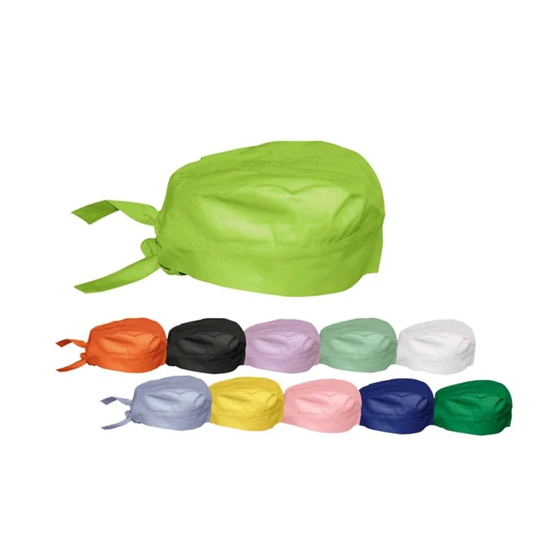 Euronda Monoart Bandana, bunte OP Hauben aus Stoff, sterilisierbar