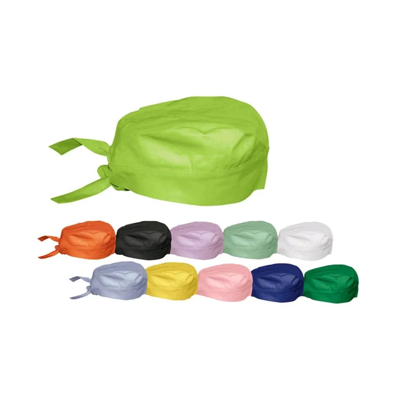 Euronda Monoart Bandana, bunte OP Hauben aus Stoff, sterilisierbar