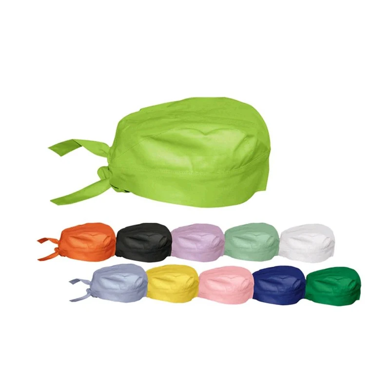 Euronda Monoart Bandana, bunte OP Hauben aus Stoff, sterilisierbar
