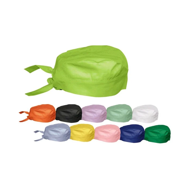 Euronda Monoart Bandana, bunte OP Hauben aus Stoff, sterilisierbar