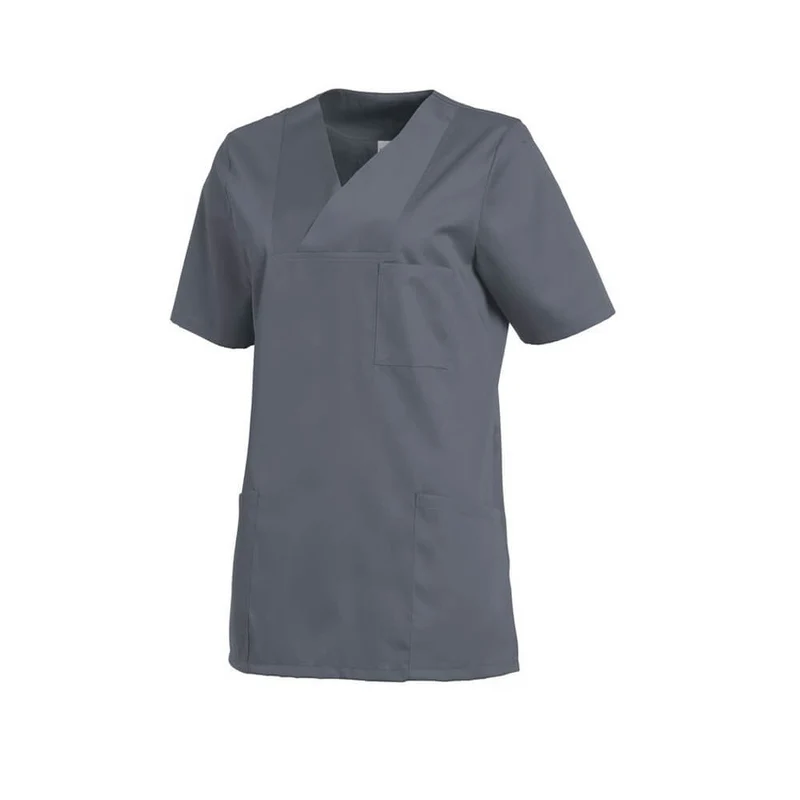 Leiber Schlupfkasack für Damen, Kurzarm, Seiten-/Brusttaschen, XS-3XL, versch. Farben