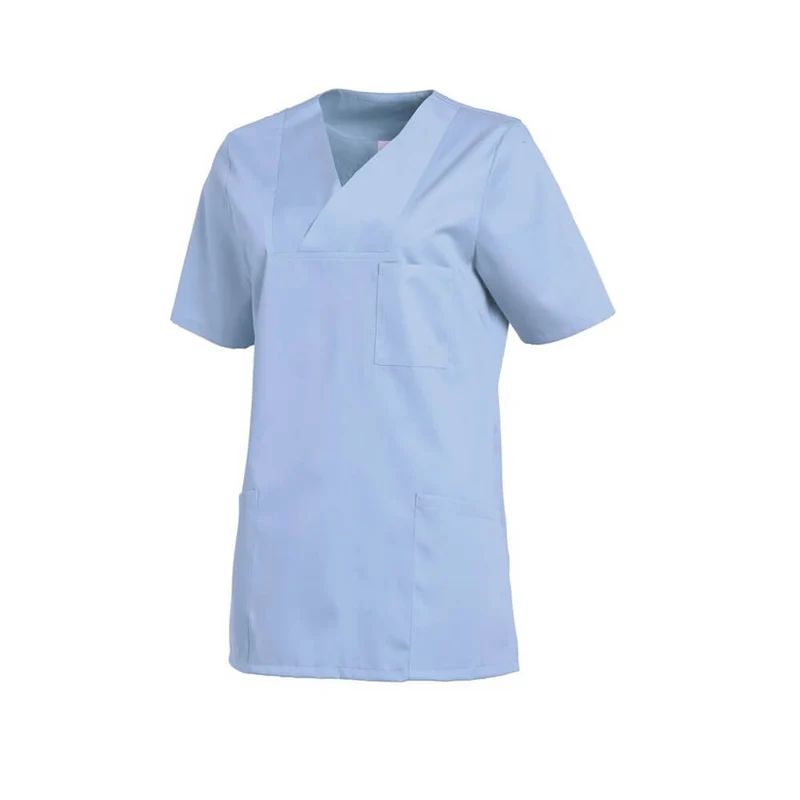 Leiber Schlupfkasack für Damen, Kurzarm, Seiten-/Brusttaschen, XS-3XL, versch. Farben