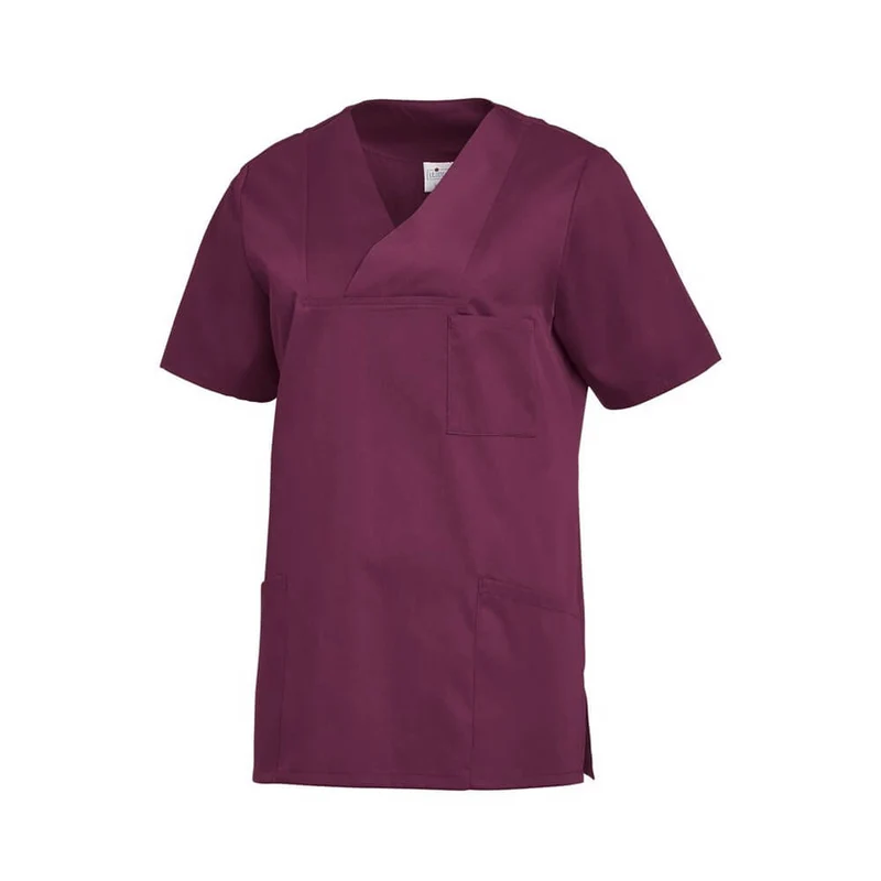 Leiber Schlupfkasack für Damen, Kurzarm, Seiten-/Brusttaschen, XS-3XL, versch. Farben