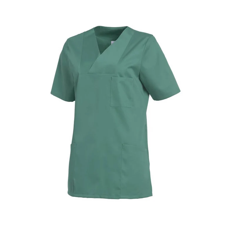 Leiber Schlupfkasack für Damen, Kurzarm, Seiten-/Brusttaschen, XS-3XL, versch. Farben