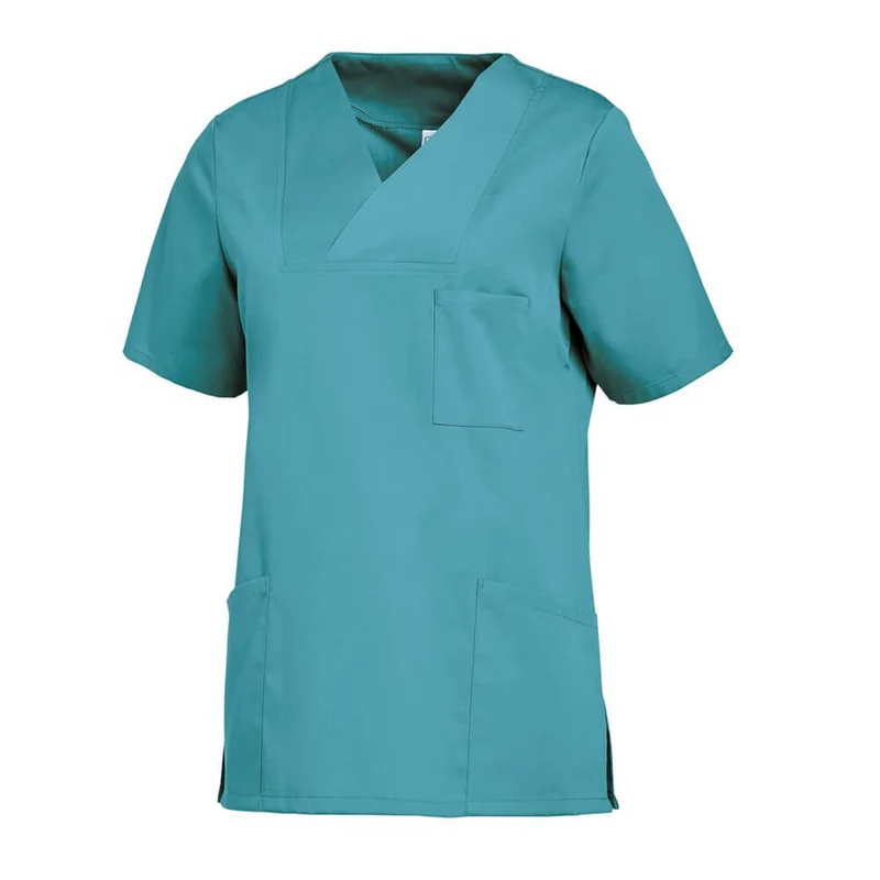 Leiber Schlupfkasack für Damen, Kurzarm, Seiten-/Brusttaschen, XS-3XL, versch. Farben