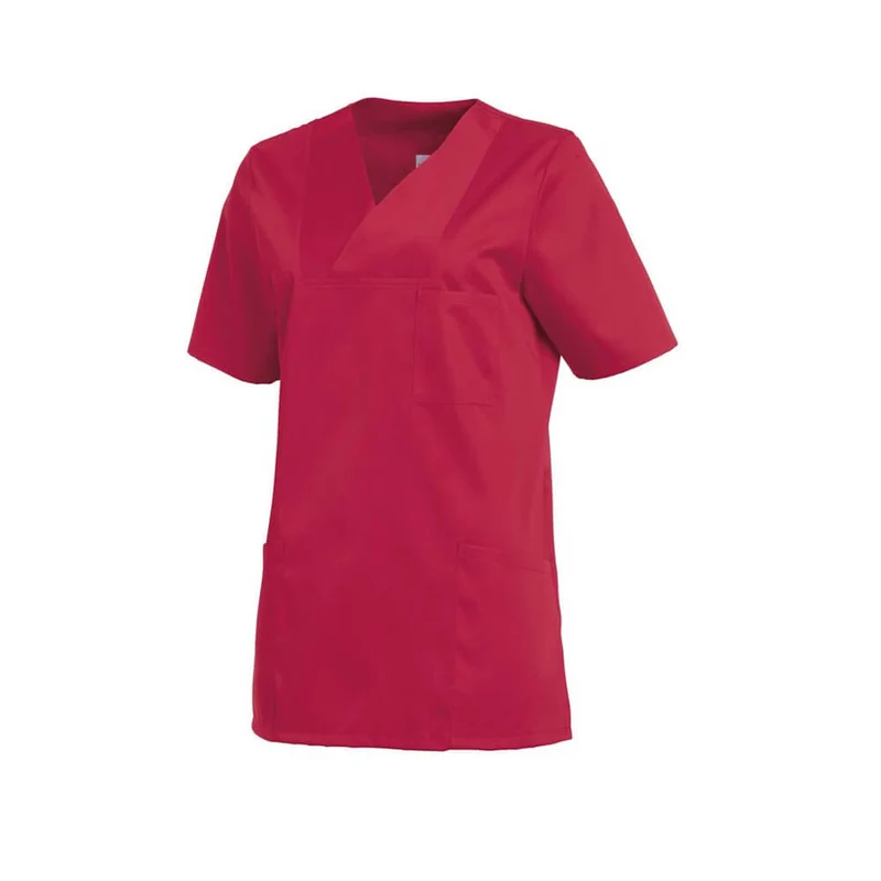 Leiber Schlupfkasack für Damen, Kurzarm, Seiten-/Brusttaschen, XS-3XL, versch. Farben