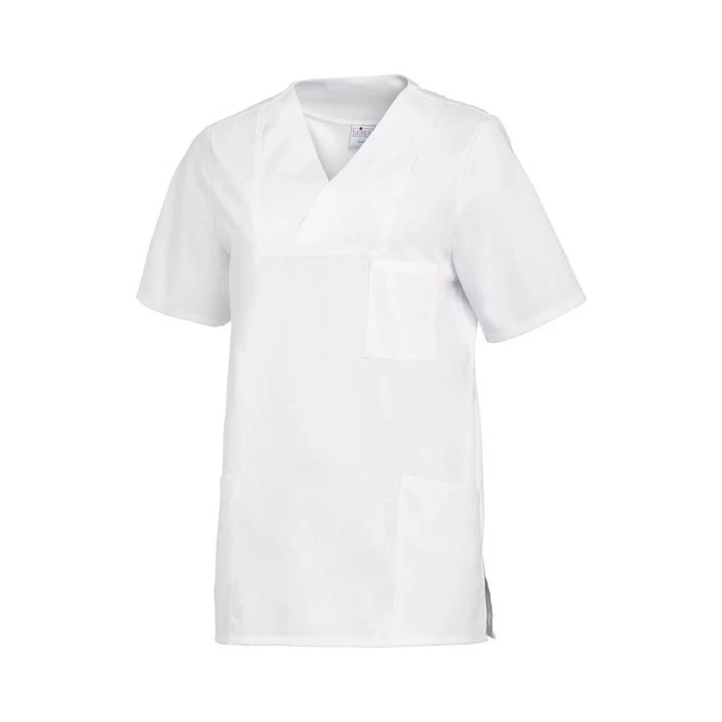 Leiber Schlupfkasack für Damen, Kurzarm, Seiten-/Brusttaschen, XS-3XL, versch. Farben