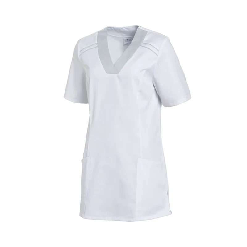 Leiber Schlupfkasack für Damen, Kurzarm, 2 Seitentaschen, XS-3XL, versch. Farben