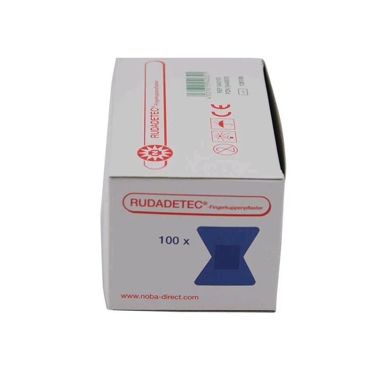 Noba RUDADETEC® Pflasterstrips, detektierbar, blau, 100 St, Größenwahl