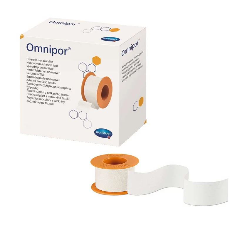 Hartmann Omnipor Fixierpflaster, Vlies, 9,2 m, 2 Gr., 1 Rolle