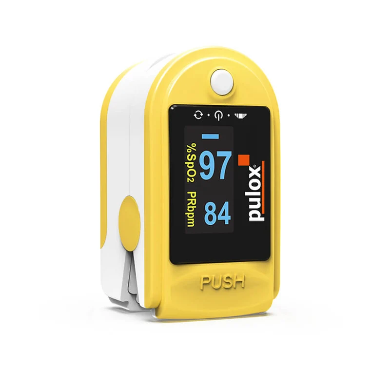 Pulox Finger-Pulsoximeter PO-200, drehbare OLED-Anzeige, versch. Farben