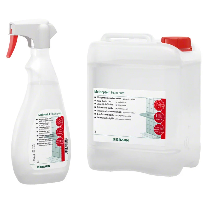 Braun Meliseptol® Foam pure Flächendesinfektionsschaum, alle Größen