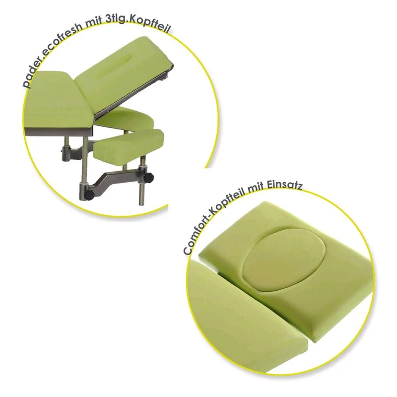 Pader eco fresh Kopfteil, 3-tlg mit Armauflagen oder Comfort-Ausführung