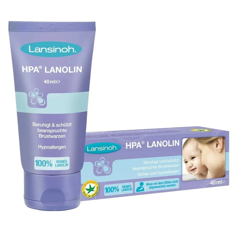 Lansinoh HPA® Lanolin, Brustwarzensalbe, BPA / BPS frei, hypoallergen