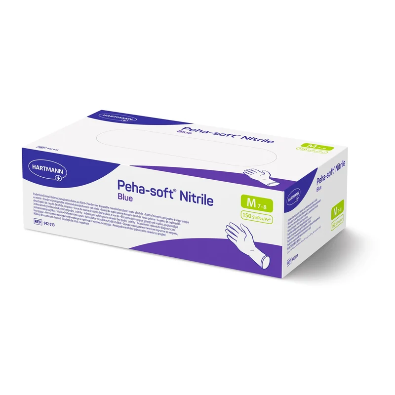 Hartmann Peha-soft® Nitril-Handschuhe blau, versch. Größen