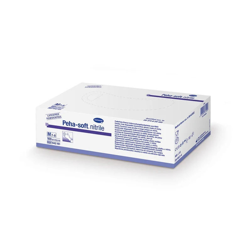 Hartmann Peha-soft® nitrile Einmalhandschuhe blau, puderfrei, 100 St.