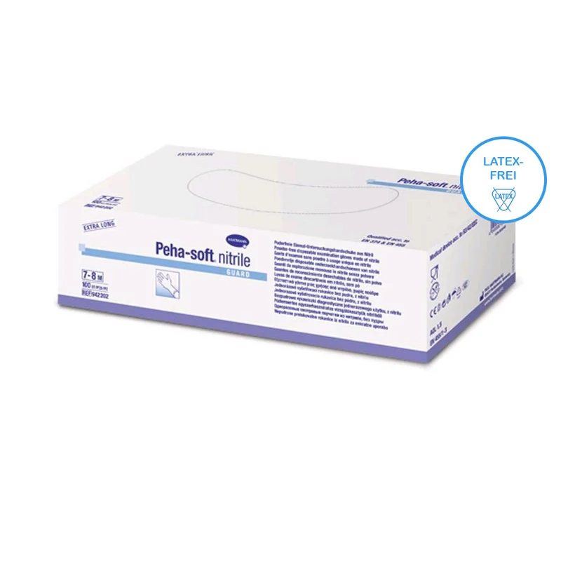 Hartmann Peha-soft® nitrile guard Handschuhe blau, puderfrei, XS-XL